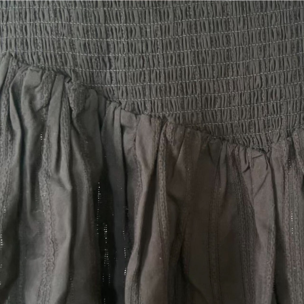 Aprés Studio Black Ruched Mini Skirt - Picture 4 of 4